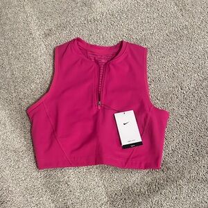 Nike Women's Fuchsia Crop Top